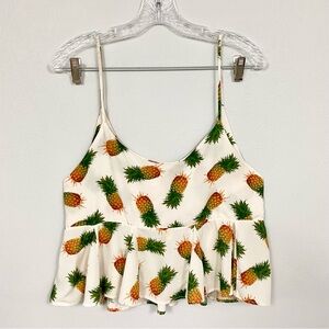 FARM RIO🍍 Strappy Pineapple Tank - Size M